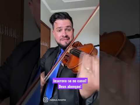 Pavão Bonito no Violino! Professor Mateus Tonette