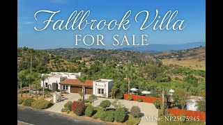 Fallbrook Luxury Villa For Sale | MLS# NP25175945 | Priced to Sell