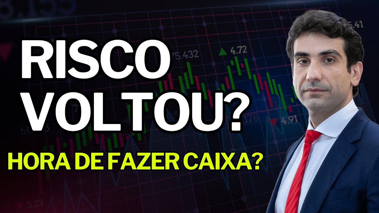 Bolsa Caindo e os Riscos Voltarão a Ganhar Força. O Bitcoin Oportunidade Vindo?