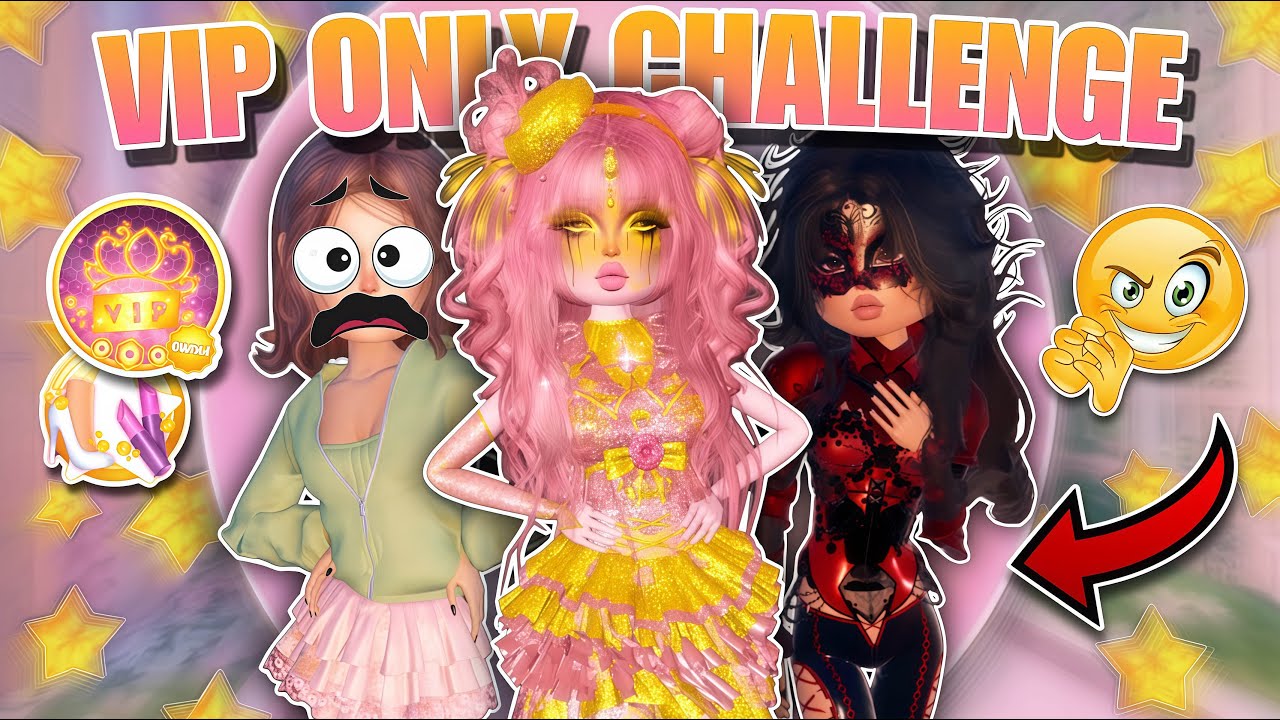 ONLY Using *VIP ITEMS* In Dress To Impress!! (Roblox)