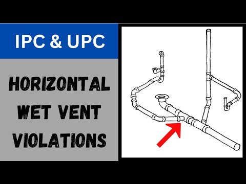 IPC Horizontal Wet Vent Violations
