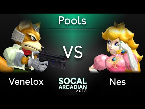 SoCal Arcadian 2018 - Venelox (Fox) VS Nes (Peach) - SSBM Pools
