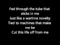 Metallica - One lyrics 