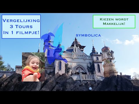 Symbolica vergelijking 3 tours! heldentour schattentour muziektour. Trackless Darkride met Pardoes