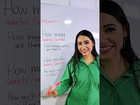 ¿Cuál es la diferencia entre HOW MUCH & HOW MANY? 🤗 #easyenglishtv