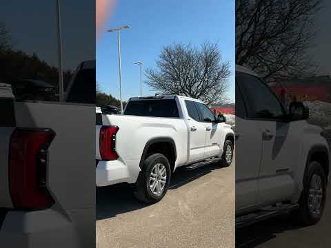2024 Toyota Tundra 4x4 Double Cab SR in White for sale at Forbes Waterloo Toyota in Waterloo, ON