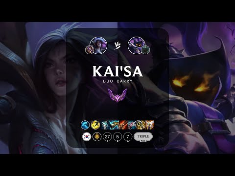 Kai'Sa ADC vs Veigar - KR Master Patch 13.9