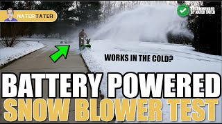 Are Battery Snow Blowers Worth It? Greenworks Pro 40v & 80v Compared