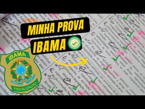 Aprovado | Minha prova do IBAMA 2022