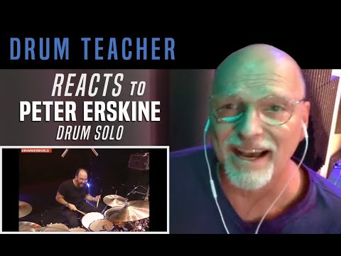 Drum Teacher Reacts to Peter Erskine - Drum Solo