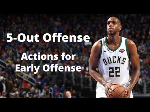 5-Out Offense | Actions for Early Offense