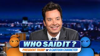 Download lagu Who Said It?: Donald Trump vs. Cartoon Characters | The Tonight Show Starring Jimmy Fallon mp3