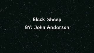 John Anderson   Black Sheep