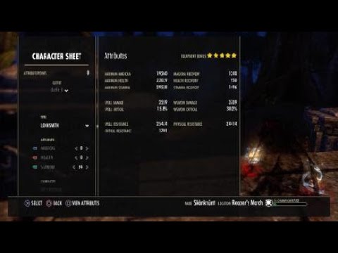 The Elder Scrolls Online: Tamriel Unlimited stamina nightblade no vampire in heavy armor on speed