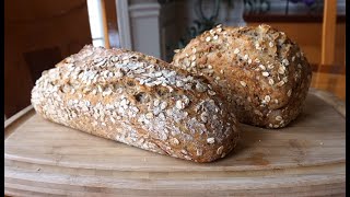 No-Knead Multigrain Whole Wheat Bread… super easy… no machines (updated)