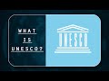 ABOUT UNESCO: United Nations Educational, Scientific and Cultural Organization.