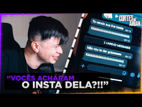 ARUAN CAIU NO GOLPE?! VAZOU O INSTA DA GOIANIENSE!! - Cortes do Aruan