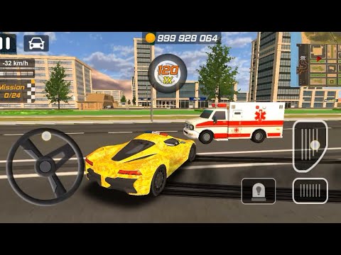Car Simulator Gameplay : Police Drift Car Driving Simulator Game 🚨 #161
