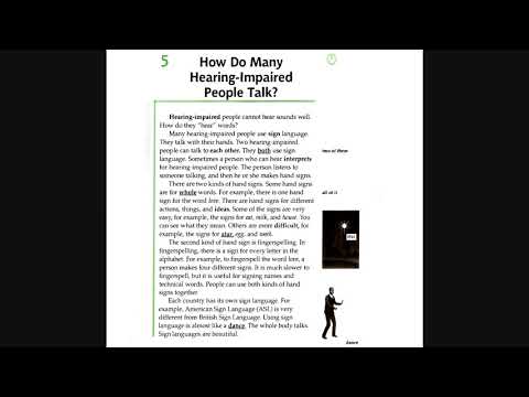 Facts and Figures - Unit 2: How? Why? Lesson 5: How Do Many Hearing-Impaired People Talk?