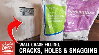 How to Fill Wall Chases, Cracks & Holes