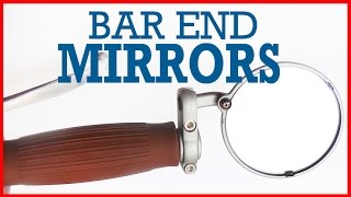 how to install custom motorcycle bar end mirrors ver II