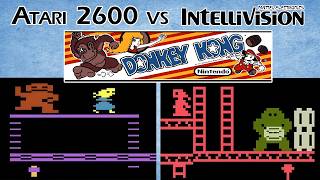 Atari 2600 vs Intellivision in DONKEY KONG Showdown