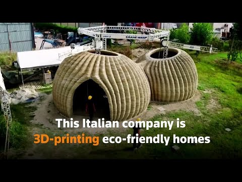 イタリアの会社が3Dプリントでエコ住宅を実現 (The Italian company 3D-printing eco-friendly homes)