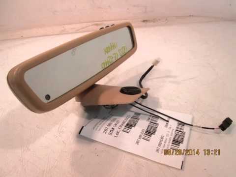 2003 Mercedes C240 Interior / Inside rear view mirror TAN GOOD SHAPE 203TYPE - mbiparts.com U... OEM