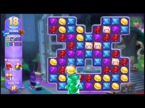 Wonka's World of Candy Level 733 - NO BOOSTERS + FULL STORY 🍫 | SKILLGAMING ✔️