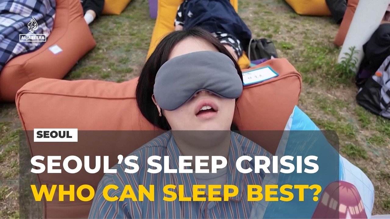 Seoul power nap contest highlights south korea’s sleep crisis