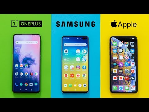 OnePlus 7 Pro vs Galaxy S10+ vs iPhone XS Max