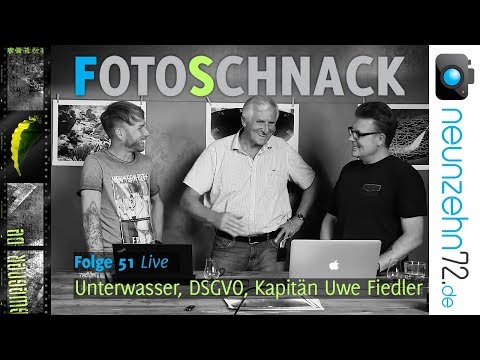 Fotoschnack 51 - Unterwasser, DSGVO, Huawei P20 Pro, Gast: Kapitän Uwe Fiedler