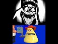 Pizza Tower Scream VS Mr Incredible Becoming Uncanny Memes Shorts