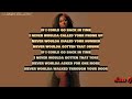 Jazmine Sullivan - Live A Lie (Lyrics)