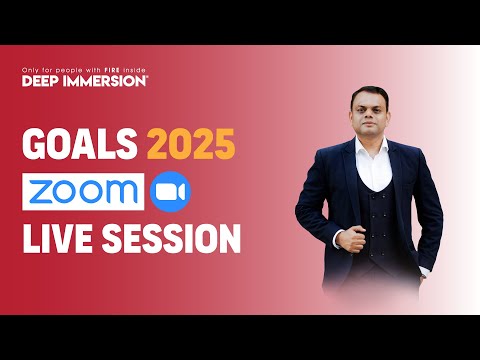 Goals 2025 Annual Goal Setting | Zoom Live Session | Dr Abdussalam Omar