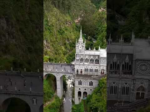 The Sanctuary of Las Lajas near Guáitara River in Ipiales, Nariño Department, Colombia 🇨🇴