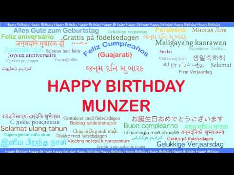 Munzer   Languages Idiomas - Happy Birthday