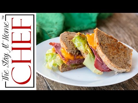 Corned Beef and Cabbage Grilled Cheese Sandwich
