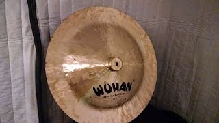 Video thumbnail for Wuhan 22" China Cymbal w/ rivets for sale 1/15/16 by Austen Peters