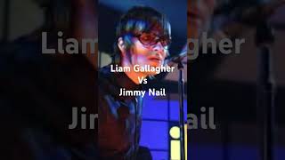 Liam Gallagher at Top of the Pops meeting Jimmy Nail. #liamgallagher #jimmynail #noelgallagher