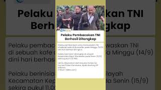 Terduga Pelaku Pembacokan Anggota TNI di Wonosobo Ditangkap dalam Keadaan Wajah Babak Belur