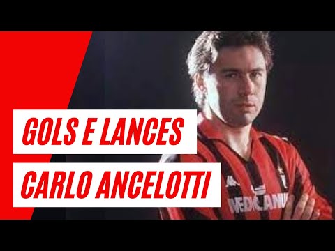 CARLO ANCELOTTI Great GOALS - Os grandes gols de ANCELOTTI - Real Madrid MANAGER