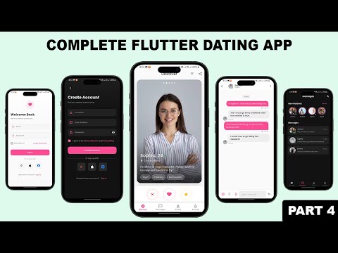 Part 4 | Flutter Dating App - Login Screen UI with Firebase Auth | Speed Code Series  | 2025