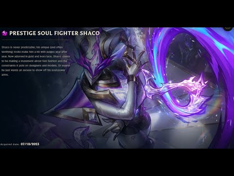 PRESTIGE SOUL FIGHTER SHACO SKIN SPOTLIGHT-06-05-2024