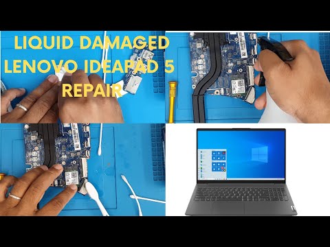 How Simple To Fix Liquid Damage Laptop | Lenovo IdeaPad5