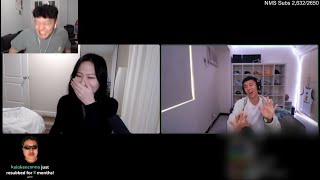 Ray got her Blushing so hard