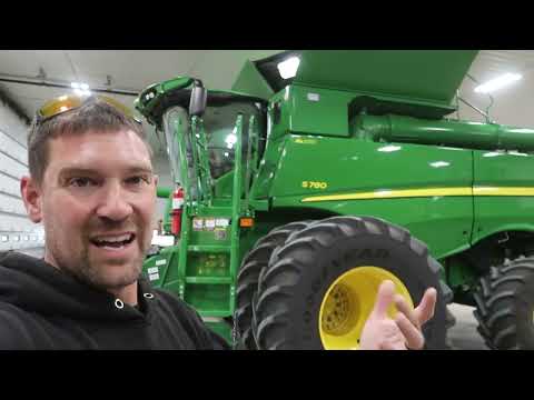 Our New Combine Harvester will hold over 500 BUSHELS! Updated with a Crary Big Top