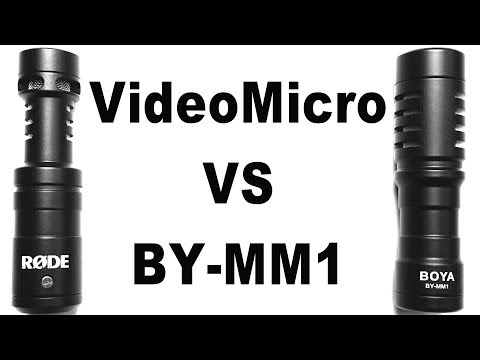 Best Vlogging Microphone Rode VideoMicro VS Boya BY-MM1 External Video Mic - Which One Is Best?