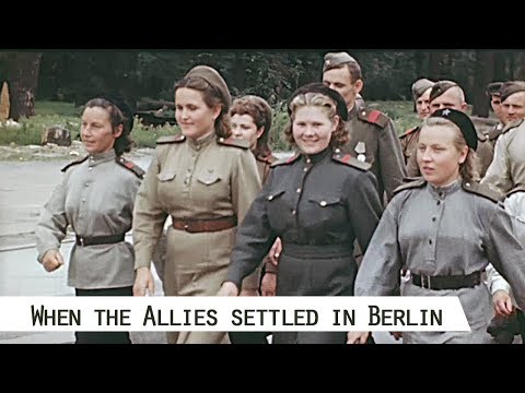 When the Allies settled in Berlin (1945)