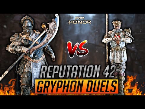 [For Honor] FACING A REP 70 AGGRESSIVE SHAOLIN IN A BEST OF 3 | REPUTATION 42 GRYPHON DUELS E12